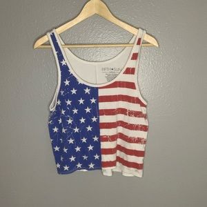 American Flag Tank Top